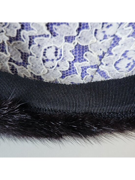 VISON Genuine Mink Beret Hat Brown Fur CANADA main image 6